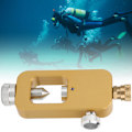 Miniatyrbilde 5 av 8: DEDEPU Scuba Diving Adapter 8mm Oxygen Bottle Connector med trykkmåler for undervannssnorklingutstyr Golden