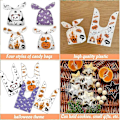 Miniatyrbillede 3 af 5: Halloween Slikpose, Slikposer, Slikpose, 50 STK Halloween Slikposer, Slikposer, Gaveposer