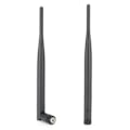 Miniatyrbilde 3 av 5: 2 stk. Routerantenne Slitesterkt WIFI-system 6DB Høy Forstening 2.4/5.8G Dual&#8209;Band SMA Indre Hull-YM
