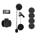 Miniatyrbild 2 av 5: Hjälm Intercom Clip 3.5mm Mikrofon Högtalare Headset