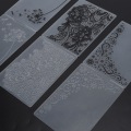 Miniatyrbilde 5 av 5: Plastpregede mappesett for DIY-kortlaging og scrapbooking