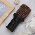 Miniatyrbillede 3 af 8: Multifunktionel børste til fjernelse af knækket hår, nakkebørste, skægbørste til barbersalon, sort