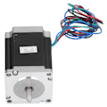 Miniatyrbillede 2 af 8: 57 Steppermotor 4 ledning 1,8NM 1,8° vinkel Lavstøjsmaskintransmissionsdele 24V 3A 72W57HS7630B4 Dobbeltaksel