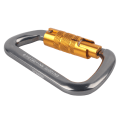 Miniatyrbild 3 av 8: Utomhus Bergsklättring Karabiner Klippklättring Huvudlås D-typ Automatisk Lås Säkerhetsspänne