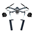 Miniatyrbilde 4 av 5: For Mavic Pro Droner Reservedeler Reparasjonsdeler Landingsbein Fot Base Deksel Høyre og venstre