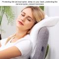 Miniatyrbillede 6 af 6: Travel Sove Memory Foam Arm Pude, Hvid U-formet puttepude