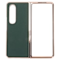 Pikkukuva 3 / 8: Taitettava phone case Samsung Galaxy Z Fold 4 nano galvanoitu nahka tähtikuvioinen naarmuuntumaton puhelimen case vihreä