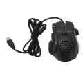 Miniatyrbild 2 av 8: RGB Gaming Mouse 12800 DPI Gaming Mouse Optisk kabelansluten med 10 programmerbara knappar 13 Bakgrundsbelysningslägen Mekanisk mus