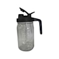 Miniatyrbillede 5 af 5: 32oz Mason Jar Hældetud Låg - glaskande med låg, brystmælkekande, forsegling til juice, mælk, kaffe, te, lemonade, drik