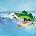 Miniatyrbillede 4 af 8: Børnefiskespil med fiskestang og realistisk fiskepool fiskelegetøjssæt sikkert holdbart fiskelegetøj gave til babyer drenge piger (tilfældig farve)