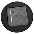 Miniatyrbilde 7 av 8: Solcellelys erstatning topp 7lm LED solcelle erstatning topp for utendørs hengende lykter
