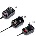 Miniatyrbillede 5 af 8: Universal 100-240V til 3V/4.5V/5V/6V/7.5V/9V/12V 12W Justerbar AC/DC Oplader Adapter Switching Strømforsyning