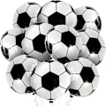 Miniatyrbillede 1 af 5: 10 stk. Fodboldballoner 45 cm VM Dekorationer