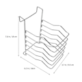 Miniatyrbillede 5 af 5: Sous Vide Rack 304 Rustfrit Stål Bøf Divider Aftagelig Rack Holder Zekai