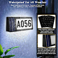 Miniatyrbild 3 av 5: Solardriven adresskylt, upplysta husnummer solcellsdriven