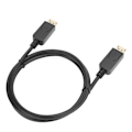 Miniatyrbillede 5 af 8: DP til DP-kabel, sort ABS-materiale, version 1.2, til computerskærmkonverter, 4k 60hz, 1,5 meter