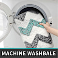 Miniatyrbillede 4 af 5: Skridsikker bademåtte, blød mikrofiber brusemåtte, maskinvaskbar absorberende, ekstra tyk brusemåtte til badeværelsessæt B