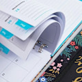 Miniatyrbillede 8 af 8: Målplanlægger A5 Eksklusivt design Premium papir Spiral notesbog Tidsplanbog til arbejde Studie