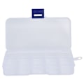 Pikkukuva 1 / 8: 10 kpl 13x7x2,5 cm askartelu säilytysastia läpinäkyvä PP-muovi 10 lokeroa laatikon organizer