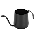 Miniatyrbillede 3 af 8: 304 Rustfrit Stål NonStick Lang Tud Kaffe Kande Kedel Tekande til Hjem Kaffebutik Cafeer (Sort 250ml )