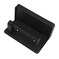 Miniatyrbillede 8 af 8: Toiletpapirholder med hylde i rustfrit stål, minimalistisk stil, vægmonteret, vandtæt toiletpapirrulleholder til badeværelse K9 Hem Black