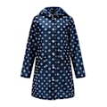 Miniatyrbillede 5 af 5: Dame Regnjakke Vandtæt Lang Regnfrakke Hætte Windbreaker Letvægts Regnfrakker Rejse Hætte Trenchcoats XL
