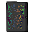Pikkukuva 3 / 8: 16 tuuman elektroninen LCD-kirjoitustaulu, värikäs piirustus Doodle -taulu, musta