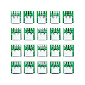 Miniatyrbilde 1 av 5: 10 stk. hun-kontakt USB Type C Breakout Board med PCB-konverteringskort kompatibelt datalinje-ledningsoverføring-B13