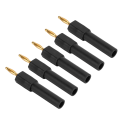 Pikkukuva 4 / 8: 5 kpl Convert Banana Plug Vahva liitettävyys Hyvä johtavuus 2mm - 4mm Conversion Banana PlugBlack