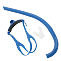Miniatyrbild 5 av 8: Simning frontmonterad snorkel med silikonmunstycke Simträningsandning GearBlue