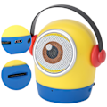 Miniatyrbild 7 av 8: Cartoon Mini Bluetooth-högtalare U-diskminneskort Stereo Subwoofer för mobiltelefon Dator för Minions