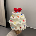 Pikkukuva 3 / 8: Joulukuusen virkkaussetti aloittelijoille All in One Cute Christmas Tree Knit Diy Kit Type 2