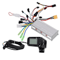 Miniatyrbillede 3 af 8: Elektrisk cykel børsteløs controller kit elektrisk cykel LCD display panel kit til elektrisk cykel scooter 48V 60V 500W