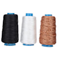 Miniatyrbillede 1 af 8: 3 stk. Bonded Nylon Tråd Dragetråd Syning Læder Jeans Vævning Hår Broderi Værktøjer