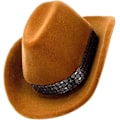 Miniatyrbillede 4 af 5: 2 stk. cowboyhat ringæske øreringe til bryllupsrejsegaver mini beholdere sjov øreringe beholder vielsesring etui frieri ring etui Zekai
