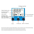 Miniatyrbillede 5 af 5: 100A MPPT Solar Opladningscontroller Dobbelt USB LCD Display 12V/24V Auto Solar Cell Panel Oplader Regula