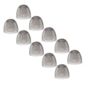 Miniatyrbillede 4 af 8: 10 stk Høreapparater Dome Bløde åbne kupler Sorte lag erstatninger Øreprop til ældre Hørehæmmede menneskerSmå 5mm/0.19in