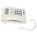 Miniatyrbilde 7 av 8: KXT6009CID stasjonær kablet telefon med fasttelefon med anrops-ID-skjermfunksjon for hjemmekontor (hvit)