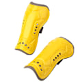 Pikkukuva 8 / 8: 1 Pari Jalkapallo Shin Guards Lapsille Jalkapalloharjoittelu Suojauspehmusteet Soljen kanssa (keltainen)