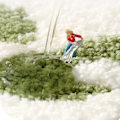 Miniatyrbild 3 av 5: Halkfri Badrumsmatta 40 x 60 cm Tecknade Växter Blommor Vattenabsorberande Badrumsgolvmatta Badrumsmatta Mjuk Duschmatta för Badkar Toalettdörrmatta