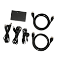 Miniatyrbild 6 av 8: KVM-switch 2 portar Plug and Play USB HUB 4K 30Hz HD Multimedia Interface KVM-switch för PC-skrivare Mus Tangentbord
