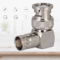 Miniatyrbilde 5 av 7: Kabler Online BNC rettvinklet hann BNC kvinnelig videoadapter
