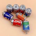 Miniatyrbillede 2 af 5: 10 stk. 3D Coca-Cola flaskeformede harpiksvedhæng til smykkefremstilling DIY øreringe og armbåndstilbehør1