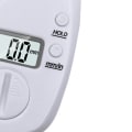 Miniatyrbilde 5 av 5: Skin Fat Caliper Bærbar Lett Komfortabelt grep Nøyaktig måling Digital Fat Caliper Hvit