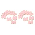 Miniatyrbillede 2 af 8: 20 stk Sløjfer Stryg Patches Mode Pink Sød DIY Sløjfe Syning Broderi Chenille Patches til Rygsække Tøj Jakker