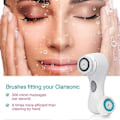 Miniatyrbilde 3 av 5: Kompatible erstatningsbørstehoder for dyp pore- og sensitiv hud. Designet for Mia, Mia2, Mia3/Aria, Smart Profile, Alpha Fit og Radiance Facial Cle