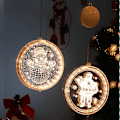 Miniatyrbild 2 av 5: LED Julbelysning Batteridriven (God Jul, 24cm)