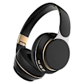 Miniatyrbilde 1 av 5: Trådløse Bluetooth Over-Ear Hodetelefoner, Stereolyd, Dyp Bass, 20 timer Spilletid, Myke Øreputer for Hjemmereise Svart