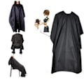 Miniatyrbild 6 av 8: Hair Cutting Cape Svart Vattentät Andas Justerbar Hårstyling Cape för Frisörsalong