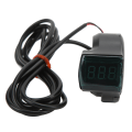 Miniatyrbillede 7 af 8: Elektrisk cykel Tommelfingergashastighed Styrende Controller Fingergas accelerator med rødt display